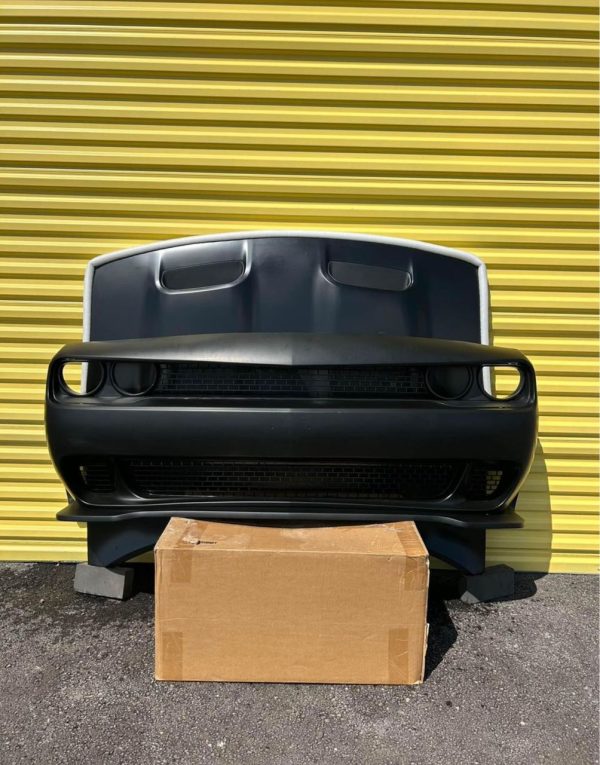 Hood & Bumper Challenger 2008 to 2023 SRT style & widebody kit challenger - Image 7