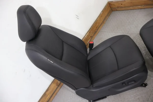 2017 Infiniti Q50 Leather Power Seat Set Front&Rear (Black G) Tested See Notes - Image 16