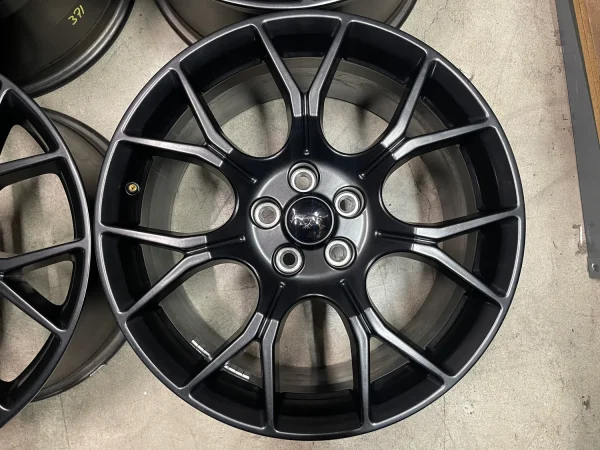 FOUR 2018 FORD MUSTANG FACTORY 19 WHEELS OEM RIMS BLACK 10163 JR3J1007EB - Image 3