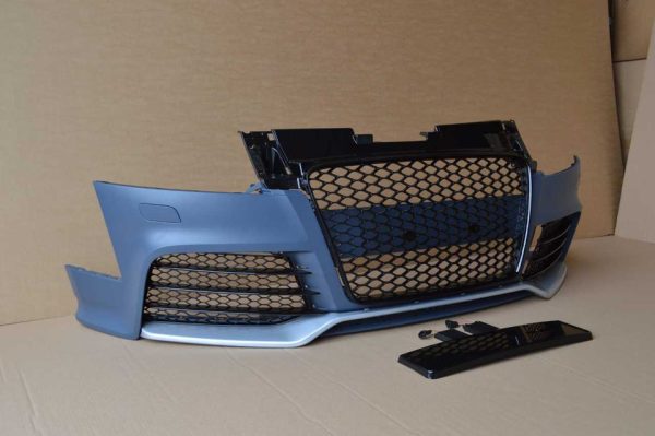 Audi TT RS Front Bumper with lower Spoiler 06-13 Body Kit - Image 2