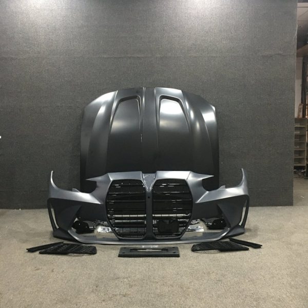 Non Painted ABS Plastic Bmw 3 Series G20 Body Kit M3 Front Bumper With Bonnet, For Modification