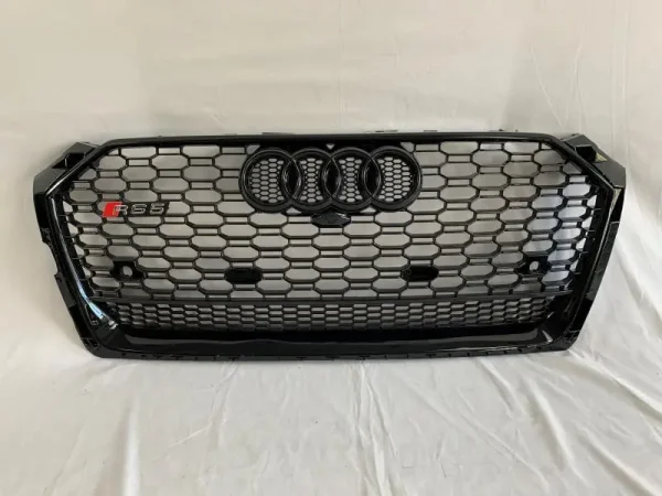 AUDI A5 S5 2017-2020 FRONT BUMPER GRILLE HONEYCOMB HOOD GRILL RS5 STYLE - Image 2