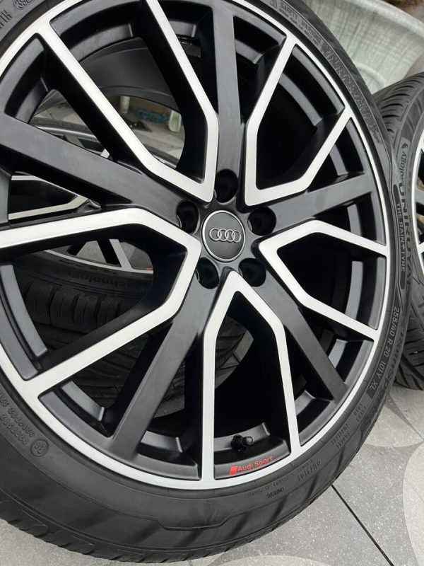 AUDI Q5 SQ5 80A 20" INCH 15 SPOKE BLACK/DIAMOND CUT ALLOY WHEEL - Image 14