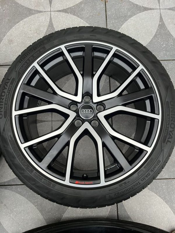 AUDI Q5 SQ5 80A 20" INCH 15 SPOKE BLACK/DIAMOND CUT ALLOY WHEEL - Image 10