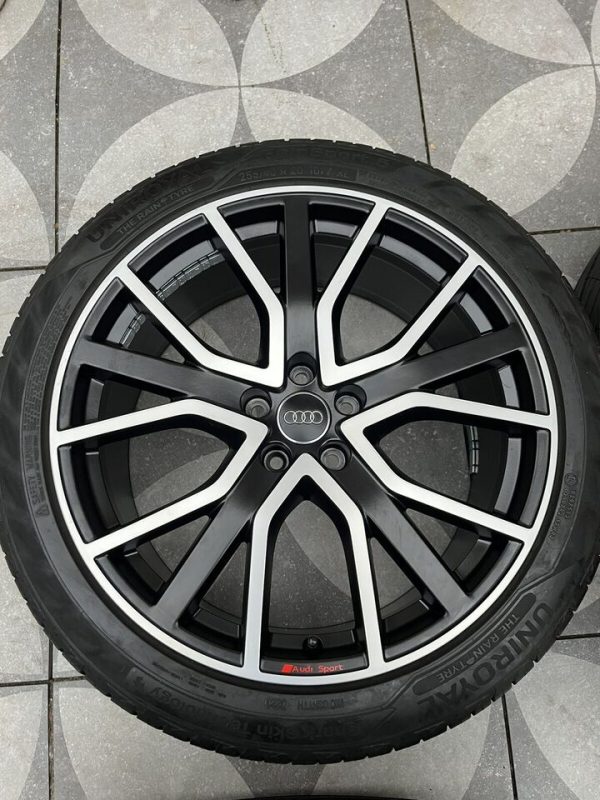 AUDI Q5 SQ5 80A 20" INCH 15 SPOKE BLACK/DIAMOND CUT ALLOY WHEEL - Image 9