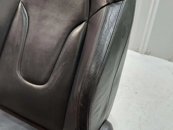 11-15 AUDI R8 FRONT LH LEFT SEAT BLACK LEATHER - Image 15