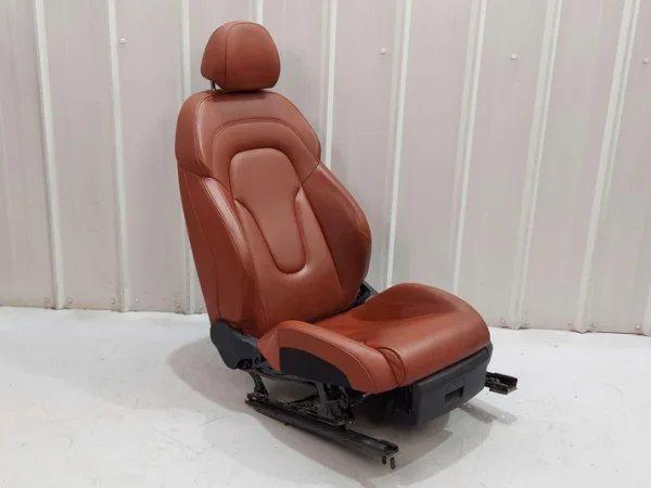 2009 AUDI R8 Front Seat Lh *seat Stressed, Dented, Scuffed, Stained* Tuscan Brown Leather - Image 3