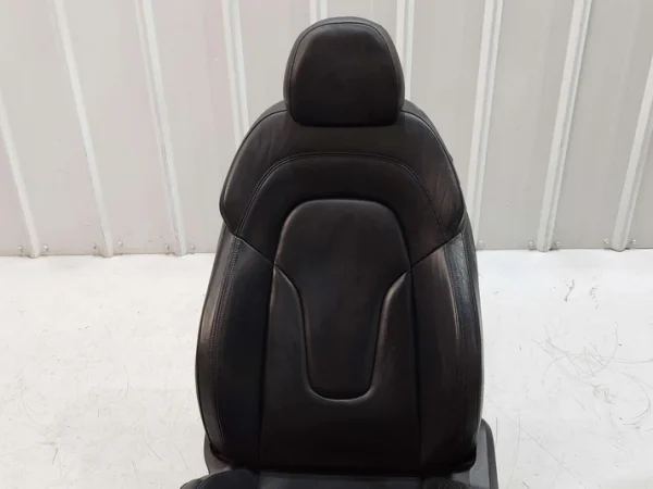 11-15 AUDI R8 FRONT LH LEFT SEAT BLACK LEATHER - Image 12