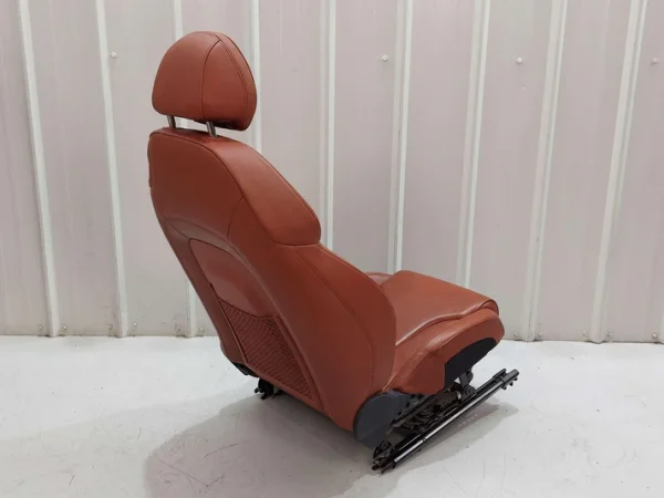 2009 AUDI R8 Front Seat Lh *seat Stressed, Dented, Scuffed, Stained* Tuscan Brown Leather - Image 4