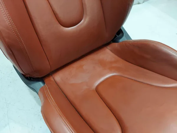 2009 AUDI R8 Front Seat Lh *seat Stressed, Dented, Scuffed, Stained* Tuscan Brown Leather - Image 14