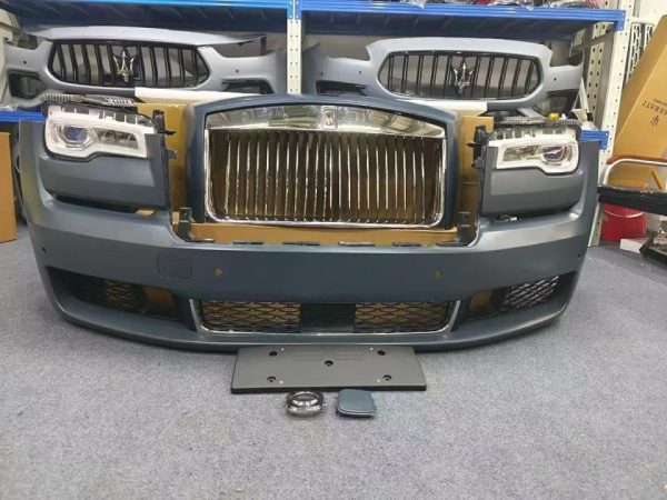 Rolls-Royce Ghost 1st generation upgraded to 3rd generation front bumper + grille + headlights