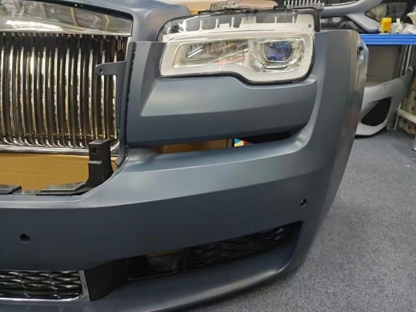 Rolls-Royce Ghost 1st generation upgraded to 3rd generation front bumper + grille + headlights - Image 5