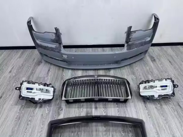 For Rolls Royce Ghost front bumper kit, LED headlights, grille, 2010-2014 upgrade 3rd generation 2018