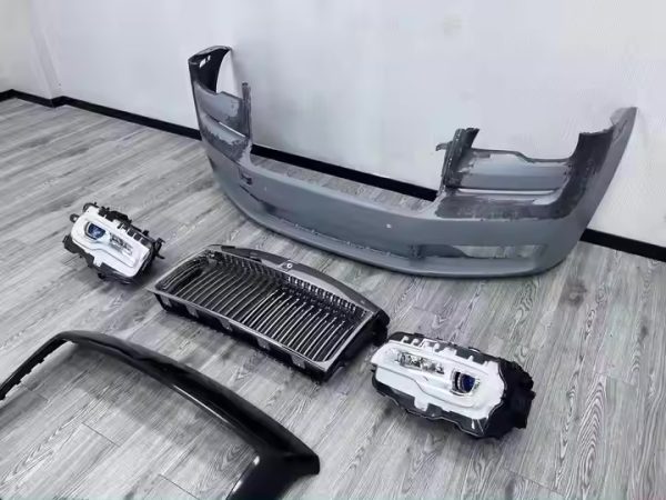 For Rolls Royce Ghost front bumper kit, LED headlights, grille, 2010-2014 upgrade 3rd generation 2018 - Image 5