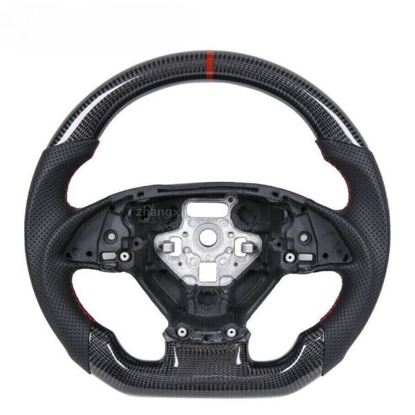 Carbon Fiber Perforated Leather Steering Wheel for Corvette C7 Z06 2014-2019 -