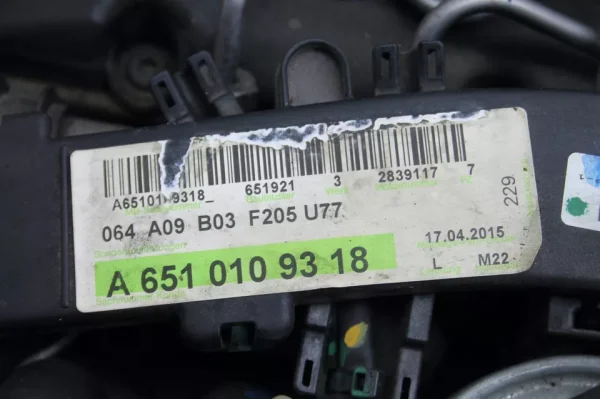 MERCEDES-BENZ C220 W205 Complete Engine Motor 651921 2.1 Diesel 125kw 84K miles - Image 5