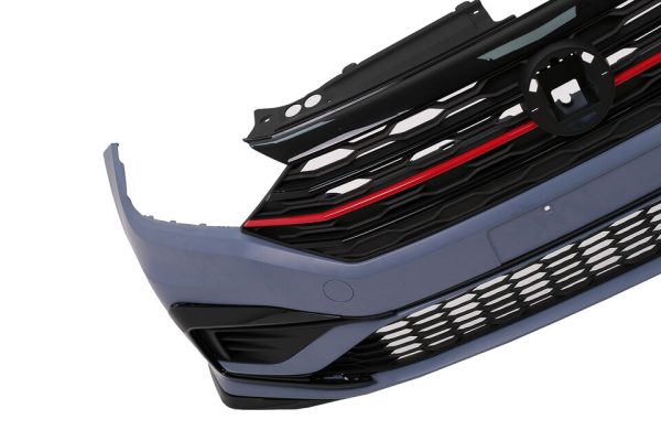 Front Bumper Grille Lip Extension Spoiler for VW Jetta Mk7 2019-2020 GLI Look - Image 8