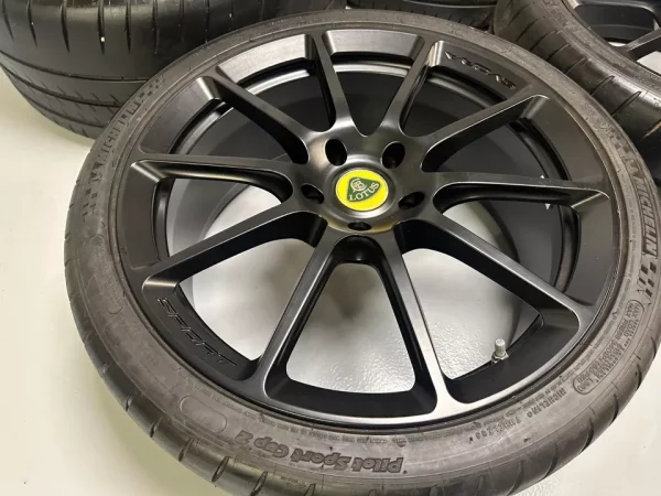 LOTUS EVORA 410 SPORT FORGED SATIN BLACK ALLOY WHEELS MICHELIN TYRES - Image 13