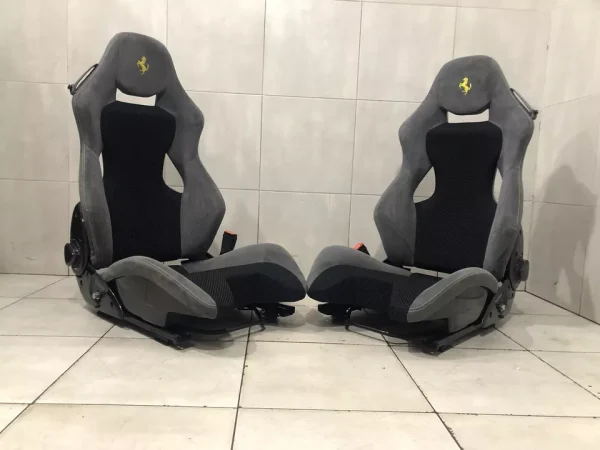 ORIGINAL OEM FERRARI 458 SPECIALE 488 430 SCUDERIA SPORT CARBON BUCKET SEATS SET