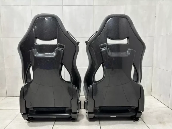 ORIGINAL OEM FERRARI 458 SPECIALE 488 430 SCUDERIA SPORT CARBON BUCKET SEATS SET - Image 8