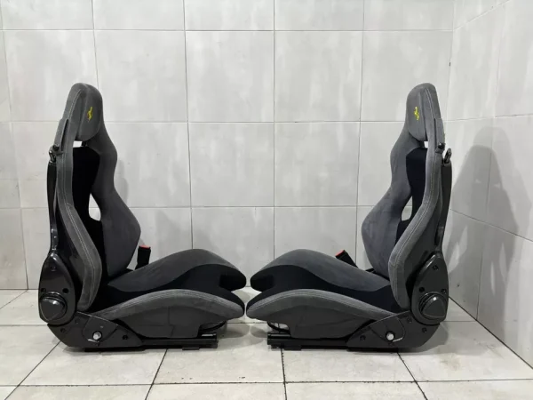 ORIGINAL OEM FERRARI 458 SPECIALE 488 430 SCUDERIA SPORT CARBON BUCKET SEATS SET - Image 6