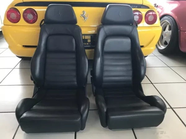 Ferrari F355 GTS original seats blue as new lumbar 21000 KM driver/ passenger - Image 4