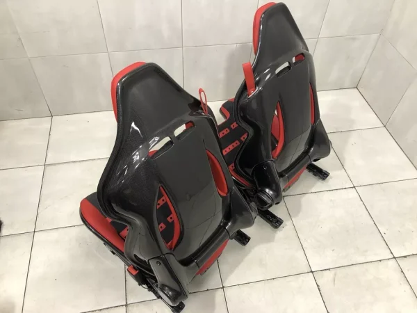 ORIGINAL OEM FERRARI 296 SF90 296GTB GTS DAYTONA SPORT CARBON BUCKET SEATS SET - Image 2