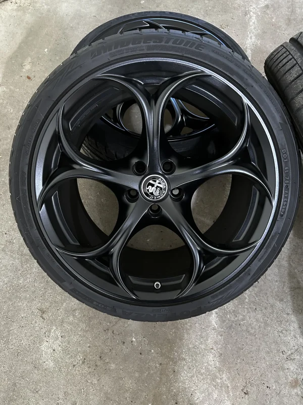 Black QV 5 holes with Potenza S-04 tires and wheels - Image 8