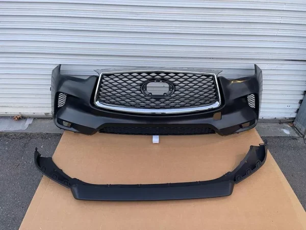 2019 2020 2021 INFINITI QX50 FRONT BUMPER COVER Complete SET GRILLS & lower