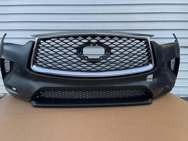 2019 2020 2021 INFINITI QX50 FRONT BUMPER COVER Complete SET GRILLS & lower - Image 2