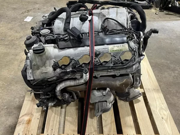 09 MERCEDES BENZ AMG C63 W204 6.2 M156 ENGINE MOTOR 103k - Image 9