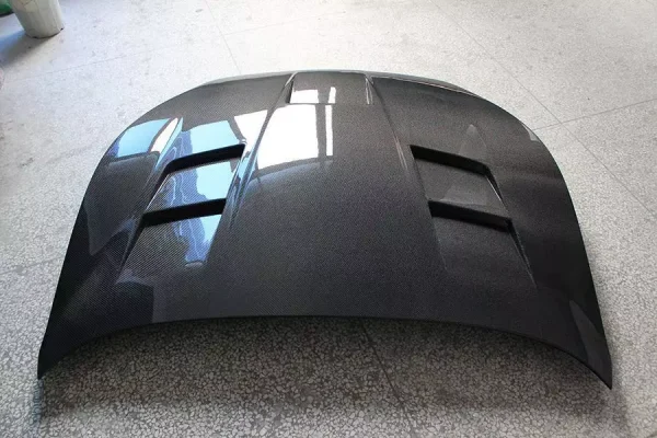 Front Bumper Engine Hood Cover for Maserati GranTurismo GT 2008-13 Carbon Fiber