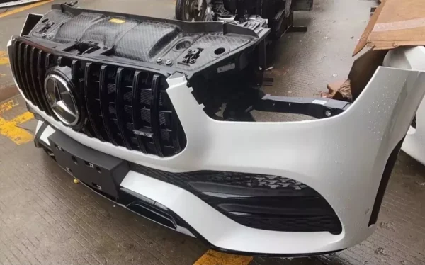 2020-2023 Mercedes GLE53 AMG Front Bumper Assembly - Complete Set - Image 3