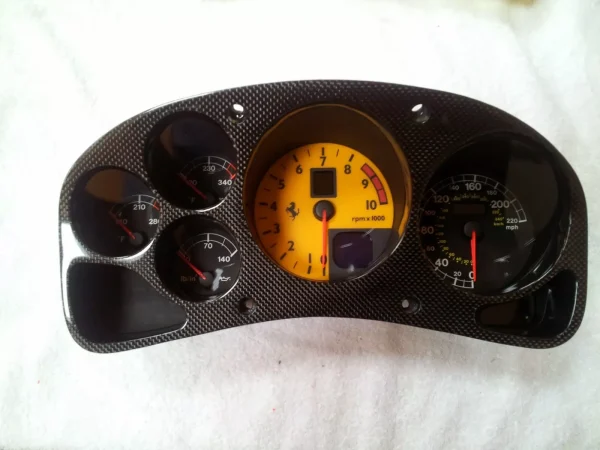 Ferrari 360 OEM Carbon Fiber Dash Cluster Surround