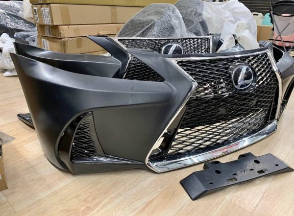 06-13 Lexus IS250 IS350 Conversion to 17 F-Sport Front Bumper Conversion Kit - Image 2