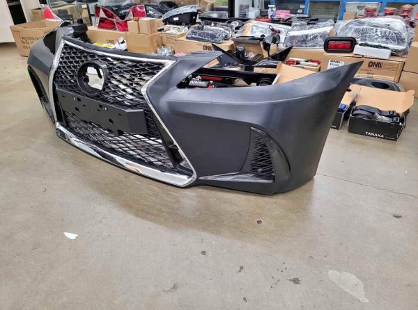 06-13 Lexus IS250 IS350 Upgrade to 2021 IS F Sport Style Front Bumper Cover - Image 2