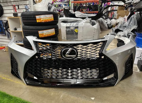 For 06-13 IS250 IS350 Conversion to 21+ F-Sport Front Bumper Painted Silver 1CO - Image 3