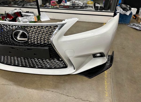 2006-2013 Lexus IS250 IS350 C 2IS to 3IS Front Bumper Conversion F-Sport New pearl crystal white - Image 2