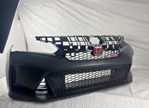 Fits 22-24 Honda Civic Sedan Type-R Style Front Bumper With Upper & Lower Grille - Image 2