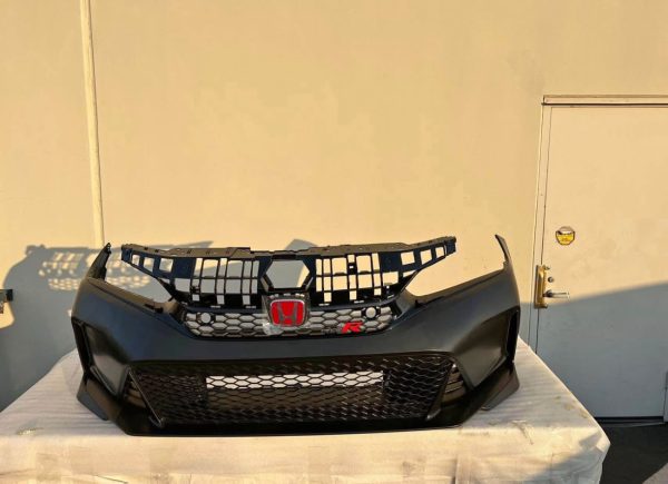 2022-2024 Civic Hatchback Type R Style Front Bumper Cover &Upper Grill glosy