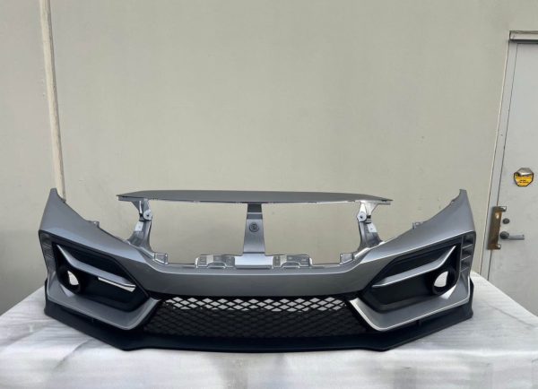 Type R Style Front Bumper Cover Kit For 2016-2021 Honda Civic Sedan Coupe 10th & hachtback - Image 2