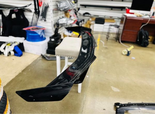 For 6th Gen Chevy Camaro ZL1 1LE Style Rear Trunk Wing Spoiler Carbon Fiber Look - Image 2