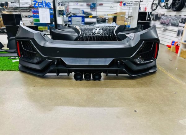 2016-2021 Honda Civic 10th-Gen CTR Type R Black Rear Bumper Cover PP FIT SEDAN ONLY 4 Door