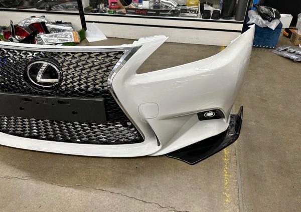 2006-2013 Lexus IS250 IS350 C 2IS to 3IS Front Bumper Conversion F-Sport New pearl crystal white