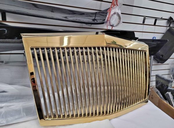 2005-2010 Chrysler 300 300C ABS GOLD Vertical Phantom Style Front Grille