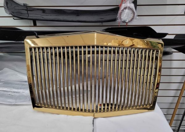 2005-2010 Chrysler 300 300C ABS GOLD Vertical Phantom Style Front Grille - Image 2