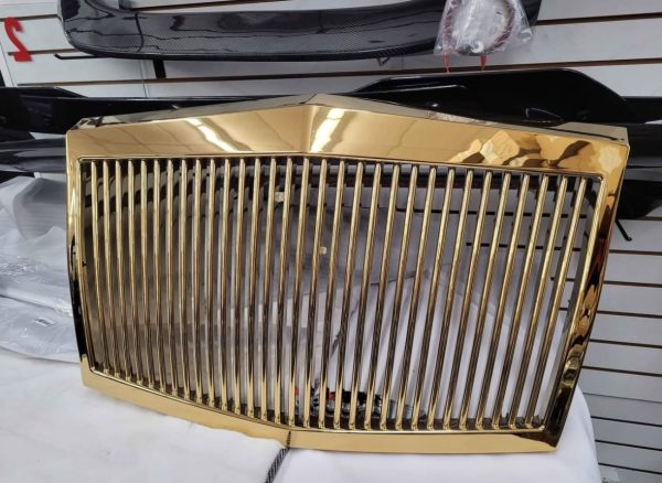 2005-2010 Chrysler 300 300C ABS GOLD Vertical Phantom Style Front Grille - Image 3