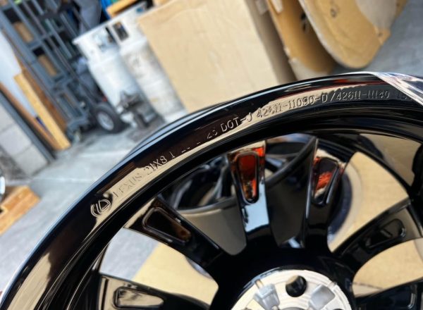 21” FORGED LEXUS LC500 GLOSS BLACK STAGGERED WHEELS OEM STOCK FACTORY LS500 RIMS - Image 7