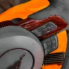 2015-2023 S550 Mustang Red Carbon Fiber Steering - Image 2