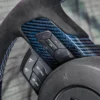 2015-2023 Mustang S550 Steering Wheel Blue Carbon Fiber - Image 3